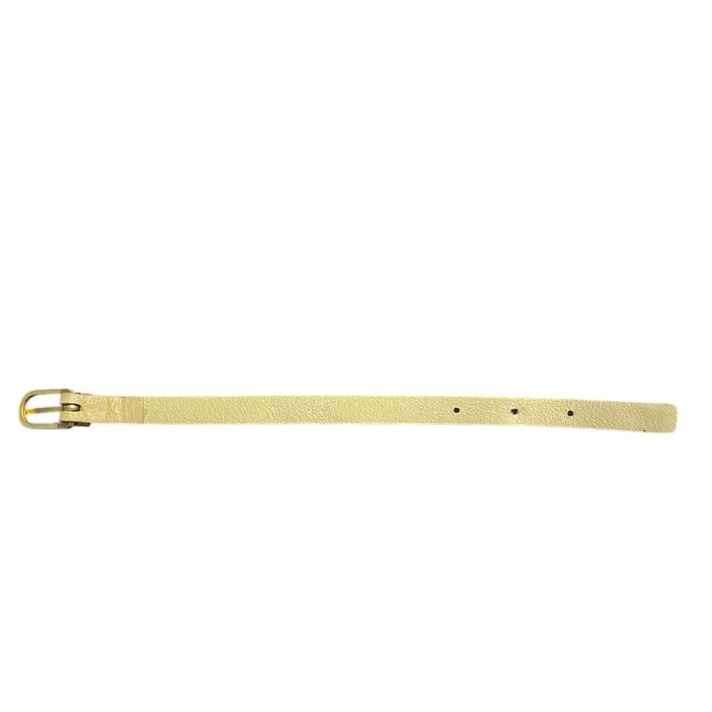 Women’s EUC Chanel Bracciali in Pelle Beige Leather Bracelet - Picture 4 of 4